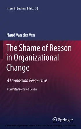 van der Ven |  The Shame of Reason in Organizational Change | eBook | Sack Fachmedien