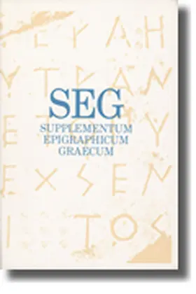 Chaniotis / Corsten / Stroud |  Supplementum Epigraphicum Graecum, Volume Li (2001) | Buch |  Sack Fachmedien