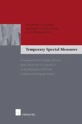  Temporary Special Measures | Buch |  Sack Fachmedien