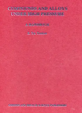 Tonkov |  Compounds and Alloys Under High Pressure | Buch |  Sack Fachmedien