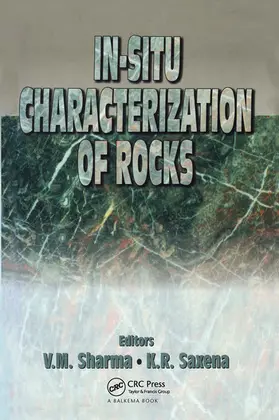 Saxena / Sharma |  In-situ Characterization of Rocks | Buch |  Sack Fachmedien