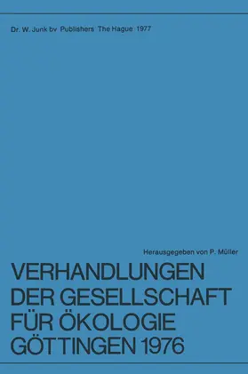 Müller |  Verhandlungen der Gesellschaft für Ökologie, Göttingen 1976 | Buch |  Sack Fachmedien