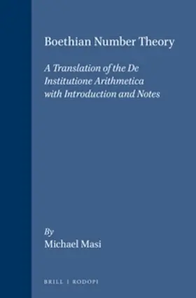 Masi |  Boethian Number Theory | Buch |  Sack Fachmedien