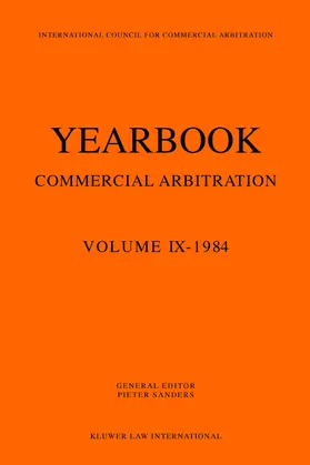 Sanders |  Yearbook Commercial Arbitration | Buch |  Sack Fachmedien
