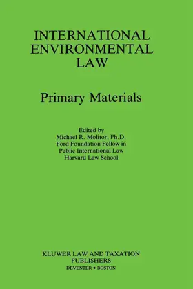 Molitor |  International Environmental Law | Buch |  Sack Fachmedien