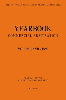 Berg / van den Berg |  Year Book of Commercial Arbitration | Buch |  Sack Fachmedien