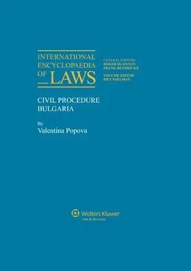 Taelman |  International Encyclopaedia of Laws | Loseblattwerk |  Sack Fachmedien
