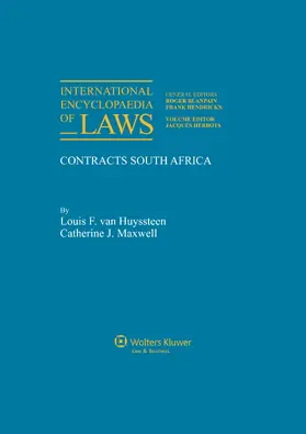 Herbots / Blanpain |  International Encyclopaedia of Laws: Contracts | Loseblattwerk |  Sack Fachmedien