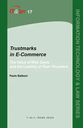 Balboni |  Trustmarks in E-Commerce | Buch |  Sack Fachmedien