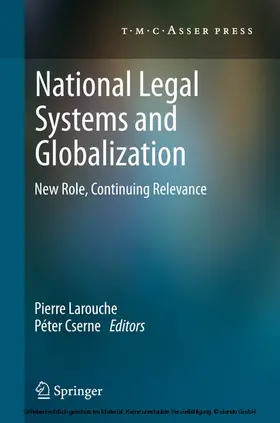 Larouche / Cserne |  National Legal Systems and Globalization | eBook | Sack Fachmedien