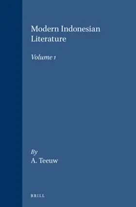 Teeuw |  Modern Indonesian Literature, Volume 1 | Buch |  Sack Fachmedien