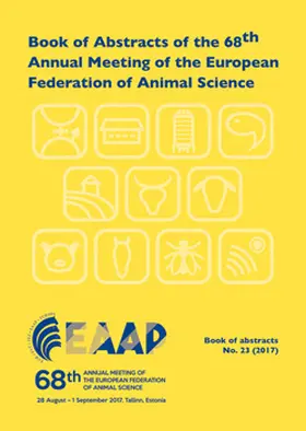  Book of Abstracts of the 68th Annual Meeting of the European Federation of Animal Science | Buch |  Sack Fachmedien