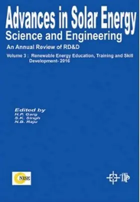 Garg / Singh |  Advances In Solar Energy Science And Engineering: 2016 (Renewable Energy Education, Training And Skill Development) | eBook | Sack Fachmedien