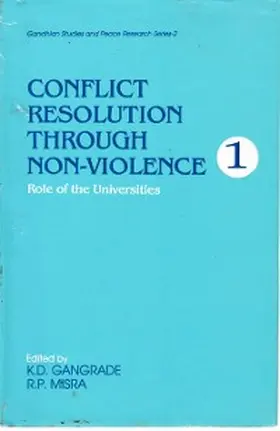 Gangrade / Misra |  Conflict Resolution through Non-Violence: Role of the Universities | eBook | Sack Fachmedien