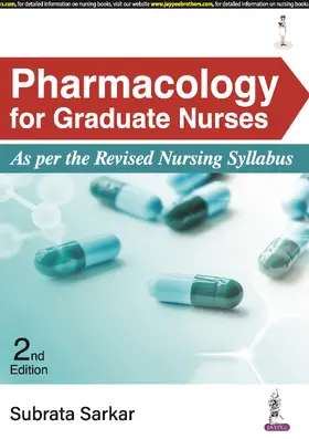 Sarkar |  Pharmacology for Graduate Nurses | Buch |  Sack Fachmedien