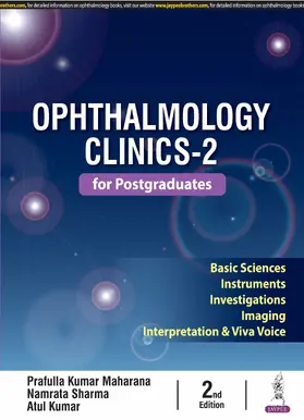 Maharana / Sharma / Kumar |  Ophthalmology Clinics-2 for Postgraduates | Buch |  Sack Fachmedien