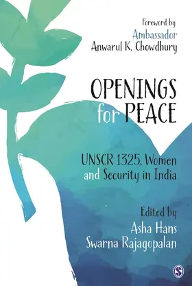 Hans / Rajagopalan |  Openings for Peace | Buch |  Sack Fachmedien