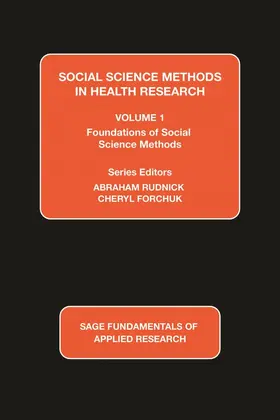 Rudnick / Forchuk |  Social Science Methods in Health Research | Buch |  Sack Fachmedien