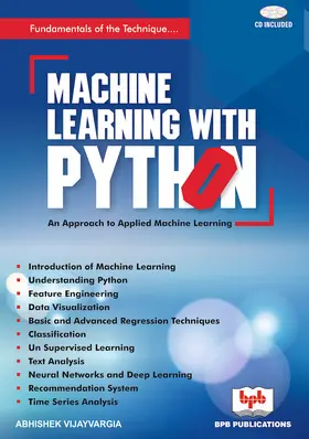 Vijayvargia |  Machine Learning with Python | eBook | Sack Fachmedien