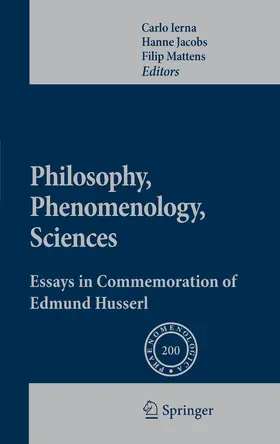 Ierna / Mattens / Jacobs |  Philosophy, Phenomenology, Sciences | eBook | Sack Fachmedien