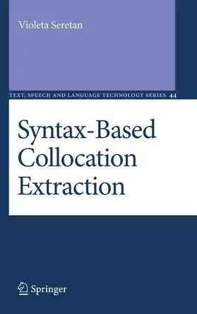 Seretan |  Syntax-Based Collocation Extraction | eBook | Sack Fachmedien