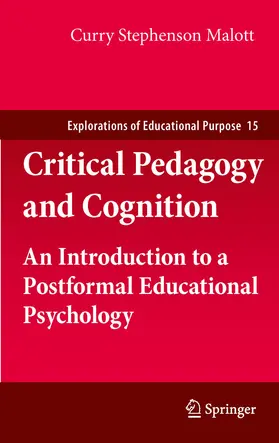 Malott |  Critical Pedagogy and Cognition | eBook | Sack Fachmedien