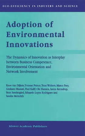 van Dijken / Prince / Rodrigues |  Adoption of Environmental Innovations | eBook | Sack Fachmedien