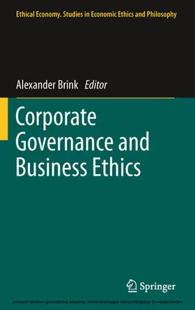 Brink | Corporate Governance and Business Ethics | E-Book | sack.de