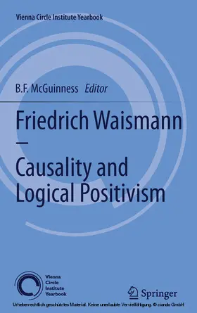 McGuinness | Friedrich Waismann - Causality and Logical Positivism | E-Book | sack.de