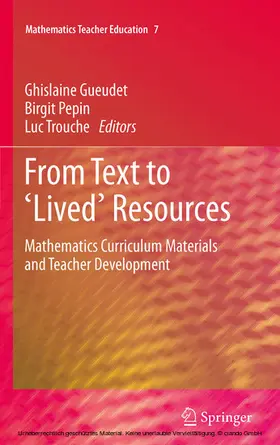 Gueudet / Pepin / Trouche |  From Text to 'Lived' Resources | eBook | Sack Fachmedien