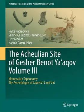 Rabinovich / Goren-Inbar / Gaudzinski-Windheuser |  The Acheulian Site of Gesher Benot  Ya'aqov  Volume III | Buch |  Sack Fachmedien