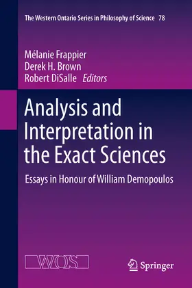 Frappier / Brown / DiSalle | Analysis and Interpretation in the Exact Sciences | E-Book | sack.de