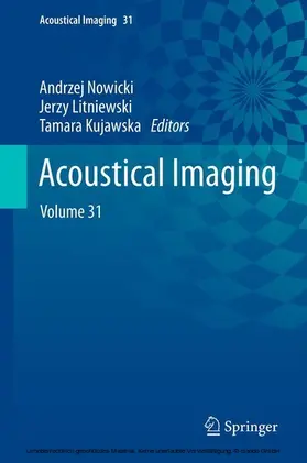 Nowicki / Litniewski / Kujawska | Acoustical Imaging | E-Book | sack.de