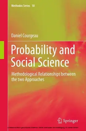 Courgeau |  Probability and Social Science | eBook | Sack Fachmedien