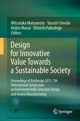Matsumoto / Umeda / Masui |  Design for Innovative Value Towards a Sustainable Society | eBook | Sack Fachmedien