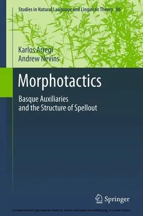 Arregi / Nevins |  Morphotactics | eBook | Sack Fachmedien