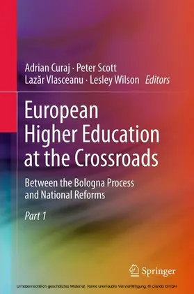 Curaj / Scott / Vlasceanu |  European Higher Education at the Crossroads | eBook | Sack Fachmedien