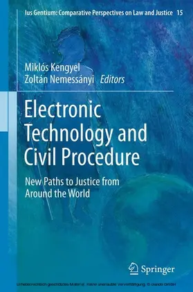 Kengyel / Nemessányi | Electronic Technology and Civil Procedure | E-Book | sack.de