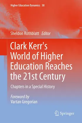 Rothblatt |  Clark Kerr's World of Higher Education Reaches the 21st Century | eBook | Sack Fachmedien