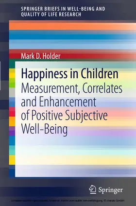 Holder |  Happiness in Children | eBook | Sack Fachmedien