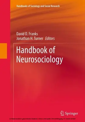 Franks / Turner |  Handbook of Neurosociology | eBook | Sack Fachmedien