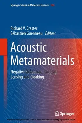 Craster / Guenneau |  Acoustic Metamaterials | eBook | Sack Fachmedien