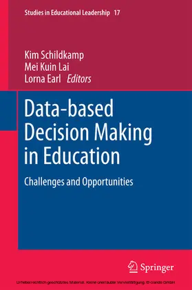 Schildkamp / Lai / Earl |  Data-based Decision Making in Education | eBook | Sack Fachmedien