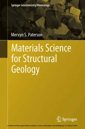 Paterson |  Materials Science for Structural Geology | eBook | Sack Fachmedien