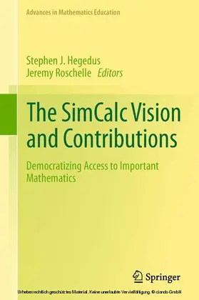 Hegedus / Roschelle | The SimCalc Vision and Contributions | E-Book | sack.de