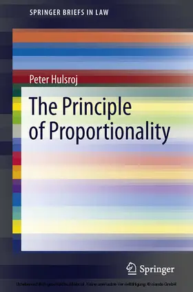 Hulsroj |  The Principle of Proportionality | eBook | Sack Fachmedien