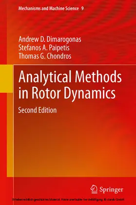 Dimarogonas / Paipetis / Chondros |  Analytical Methods in Rotor Dynamics | eBook | Sack Fachmedien
