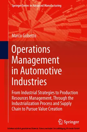Gobetto |  Operations Management in Automotive Industries | eBook | Sack Fachmedien