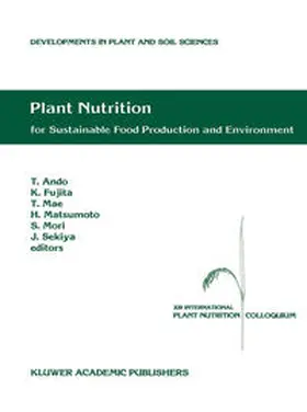 Ando / Fujita / Mae |  Plant Nutrition for Sustainable Food Production and Environment | eBook | Sack Fachmedien