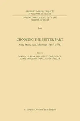 de Baar / Löwensteyn / Monteiro |  Choosing the Better Part | eBook | Sack Fachmedien